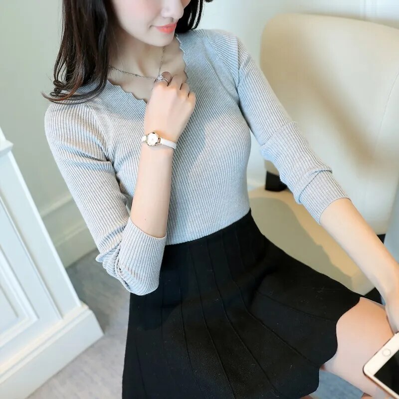 Long Sleeve Sweater (6 colors)