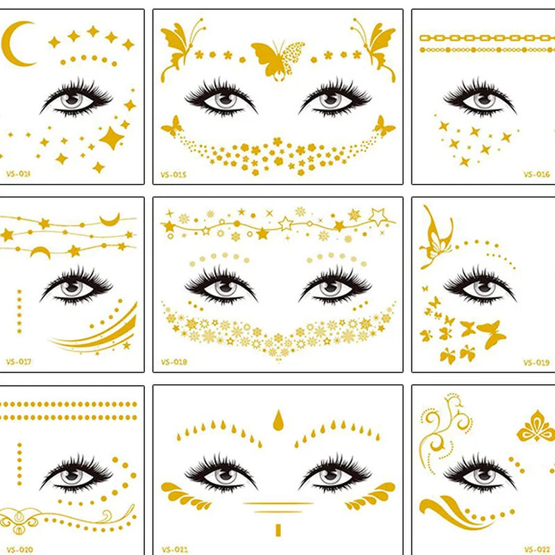 Gold Temporary Tattoo (27 options)