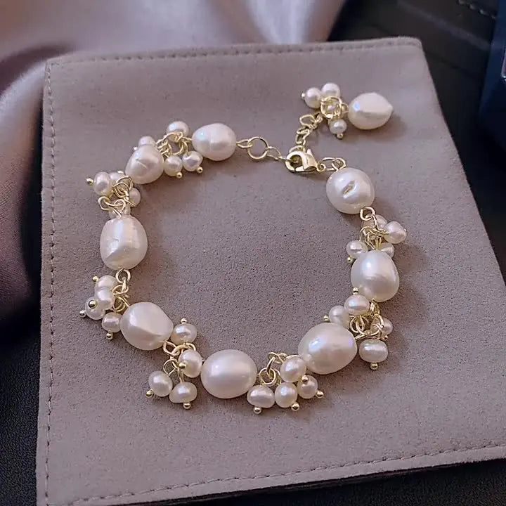 Natural Baroque Freshwater Pearl Bracelet