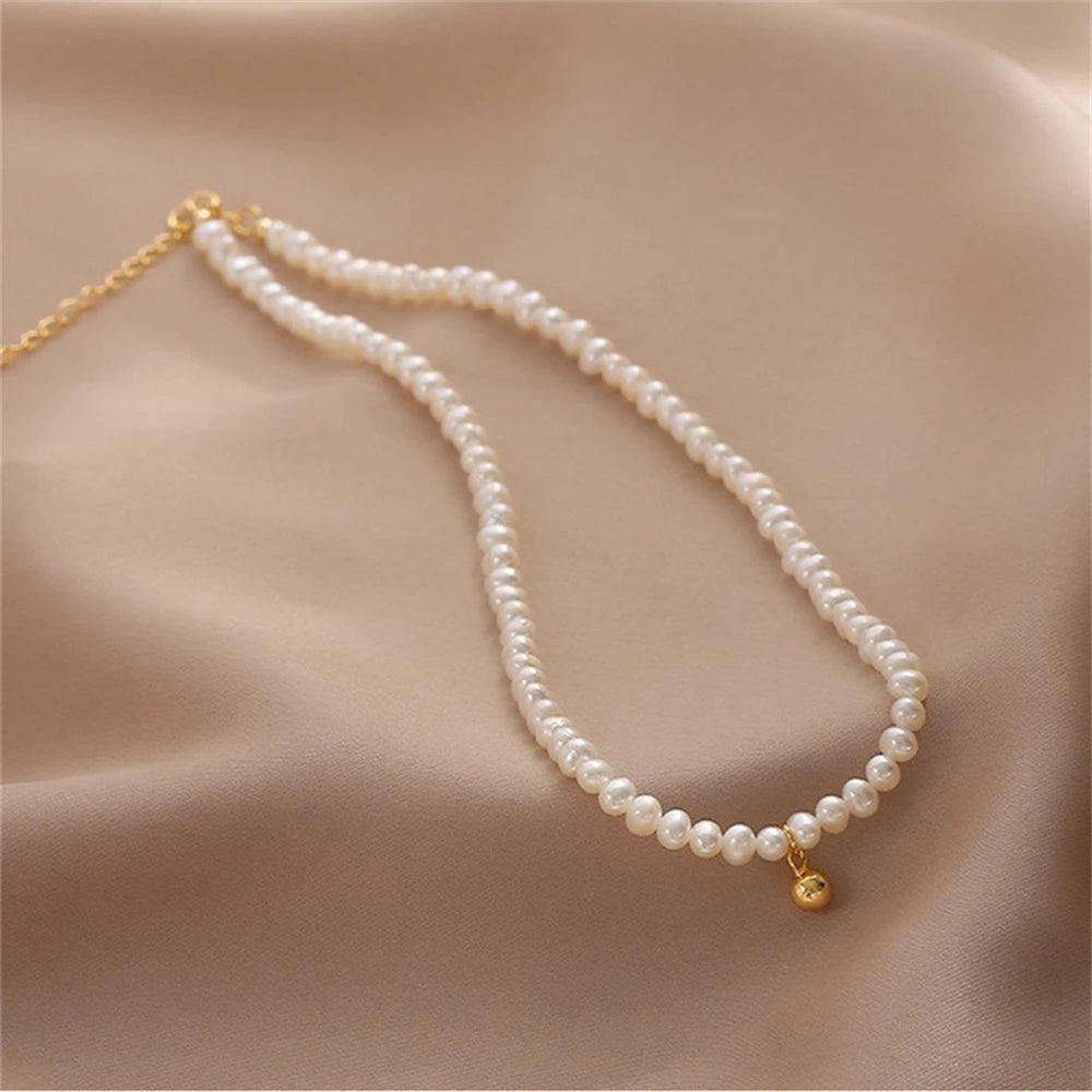 Elegant Pearl Necklaces (9 styles)