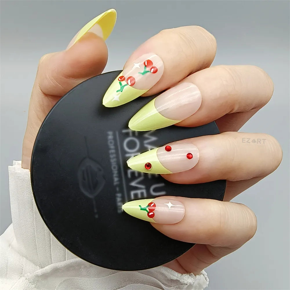 24pcs FRUITS Press On Nails (9 styles)