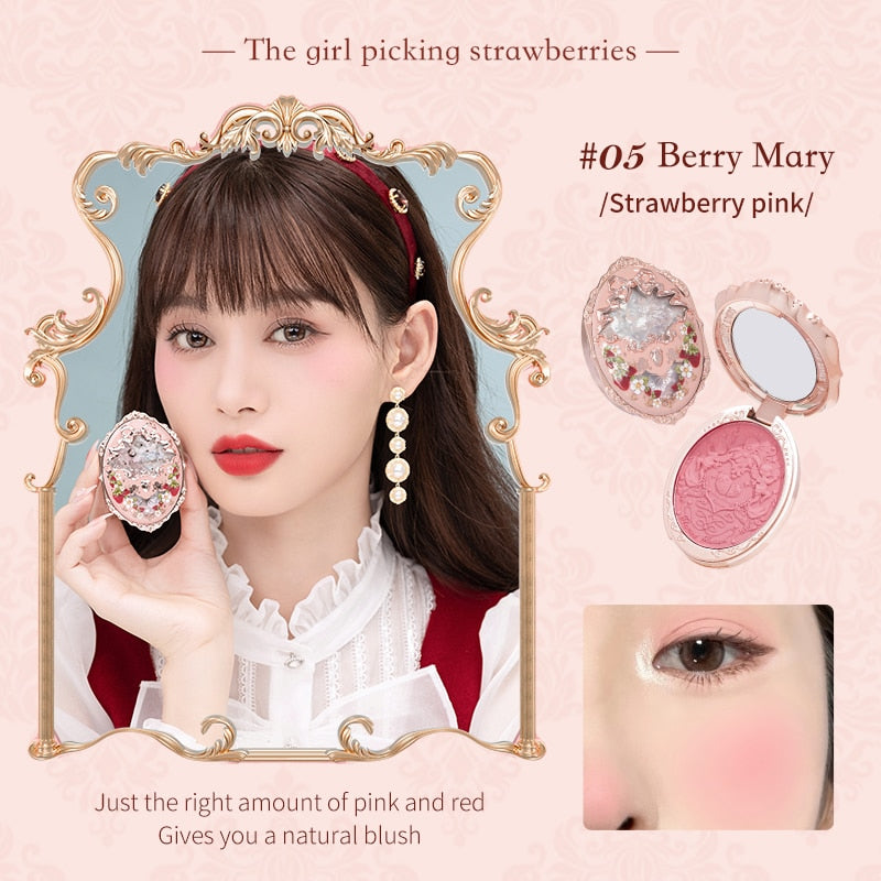 Strawberry Rococo Embossed Blush (5 options)