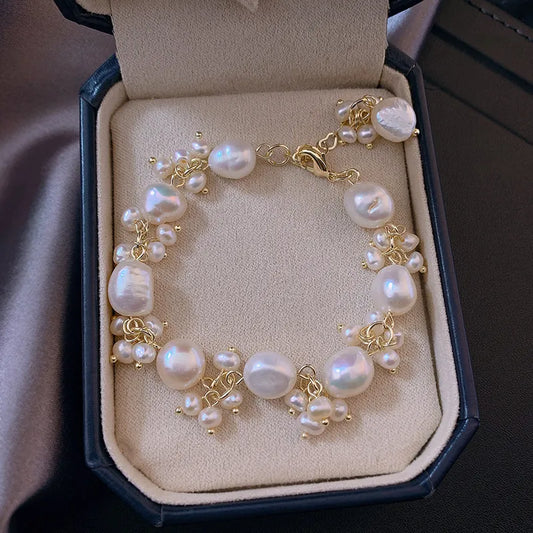 Natural Baroque Freshwater Pearl Bracelet