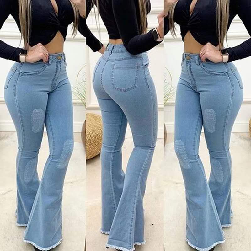 High Waist Flared Jeans (4 colors)