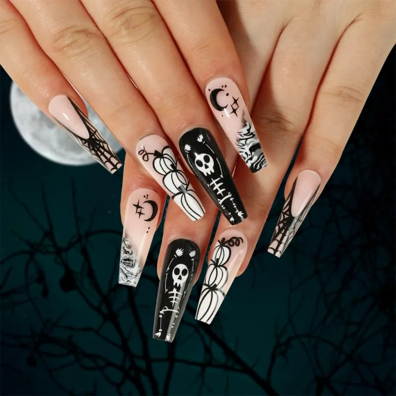 24pcs HALLOWEEN Press on Nails (5 styles)