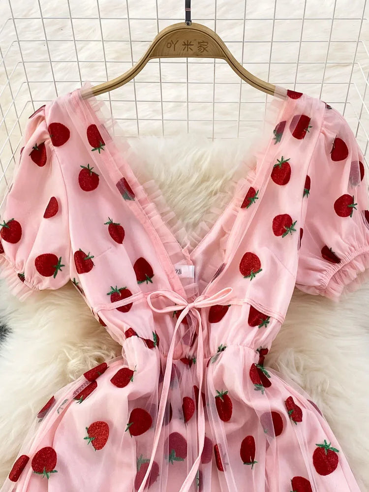 Sweet Strawberry Dress