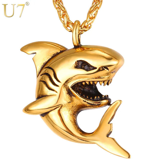 Big Shark Necklace (3 colors)