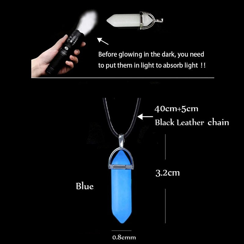 GLOW in the DARK Necklace (3 colors)