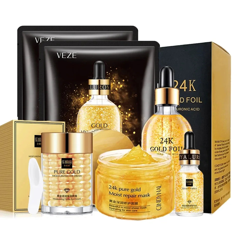 24k Gold Skin Care Set