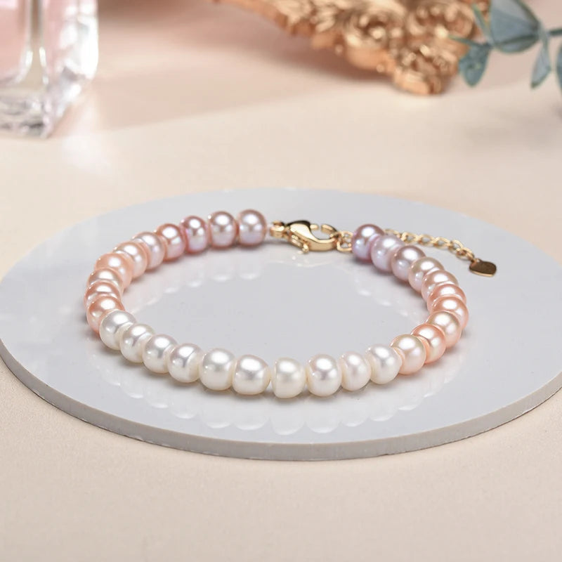 Colorful Mixed Freshwater Pearl Bracelets