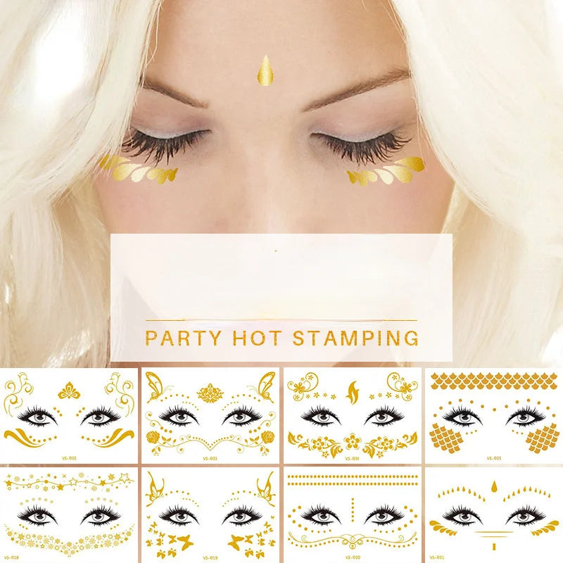 Gold Temporary Tattoo (27 options)