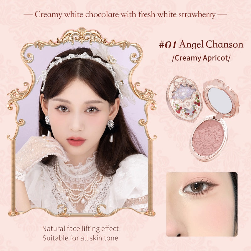 Strawberry Rococo Embossed Blush (5 options)