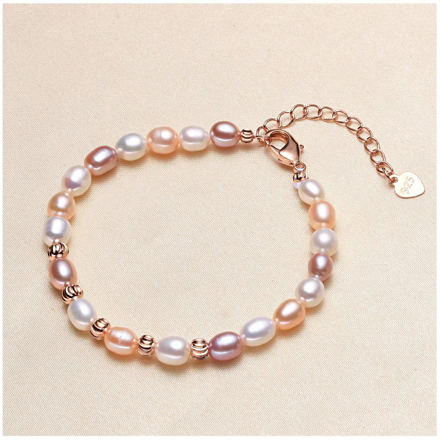 Colorful Mixed Freshwater Pearl Bracelets