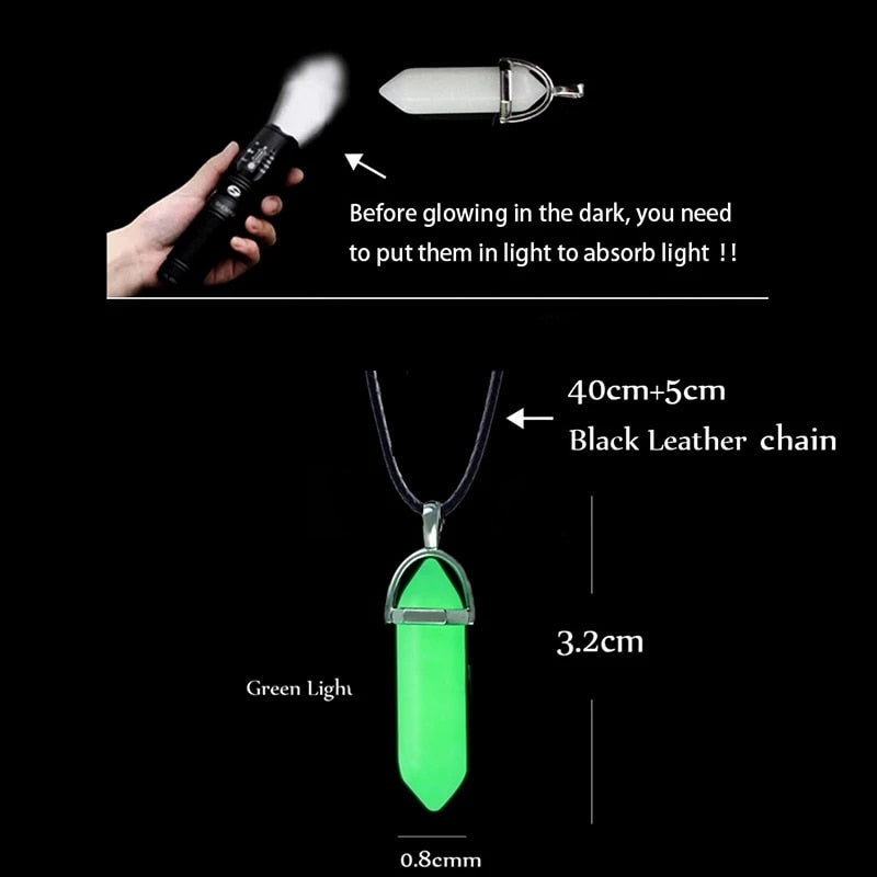 GLOW in the DARK Necklace (3 colors)