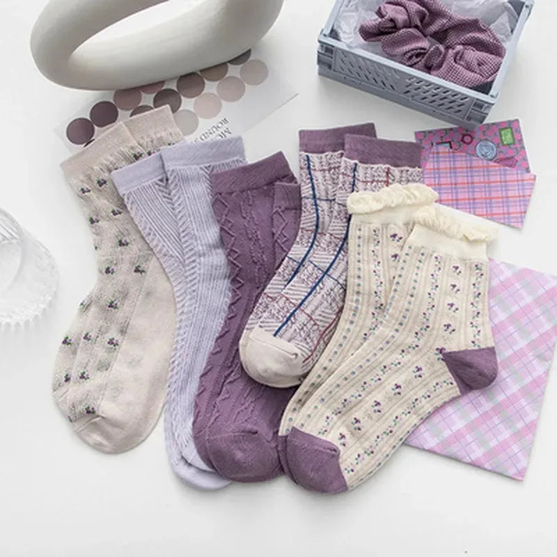 Pretty Violet Socks (4 options)