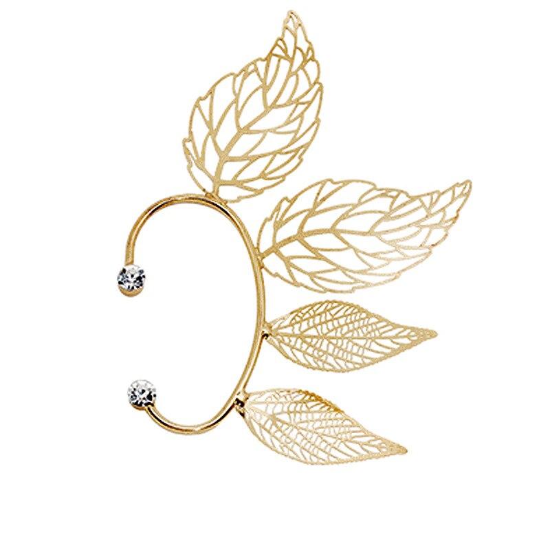 Leaf Ear Cuff (Silver/Gold)