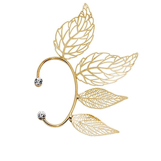 Leaf Ear Cuff (Silver/Gold)