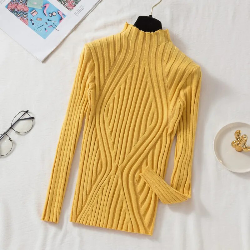 Stretchy Knitted Sweater (7 colors)