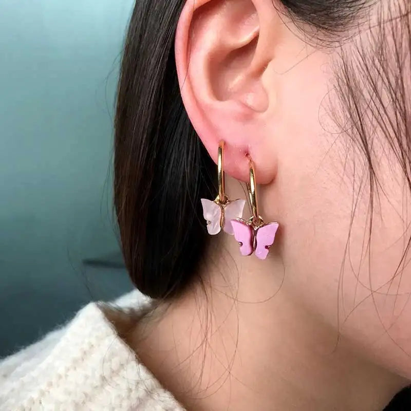 Butterfly Shape Earrings Set