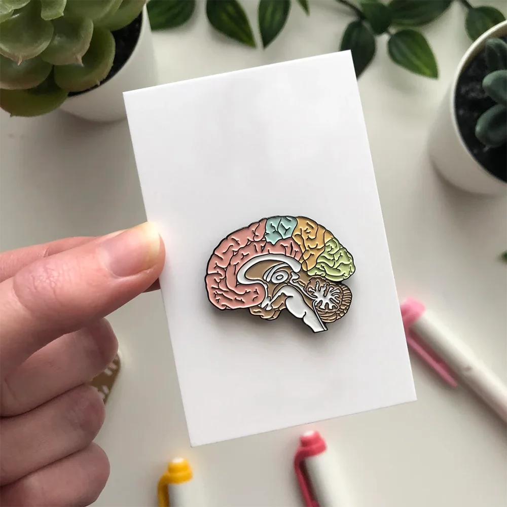 Brain Brooch