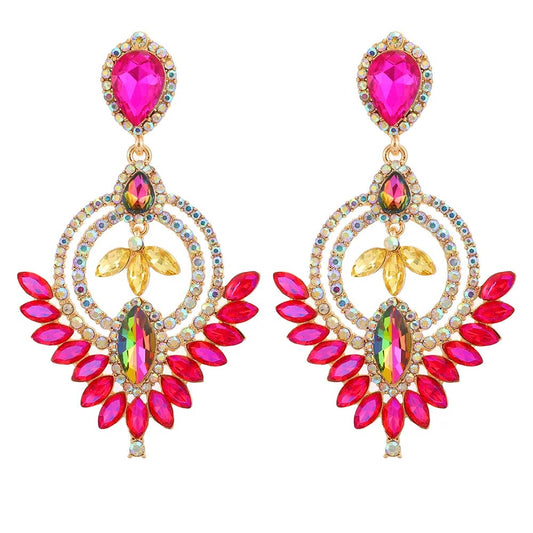 Gorgeous Rhinestone Drop Earrings (2 colors)