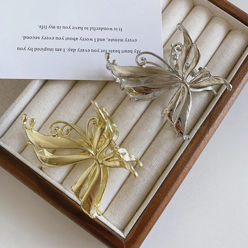 Butterfly Claw Clips (gold/silver)