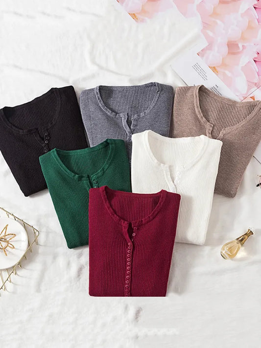 Button Sweater (8 colors)