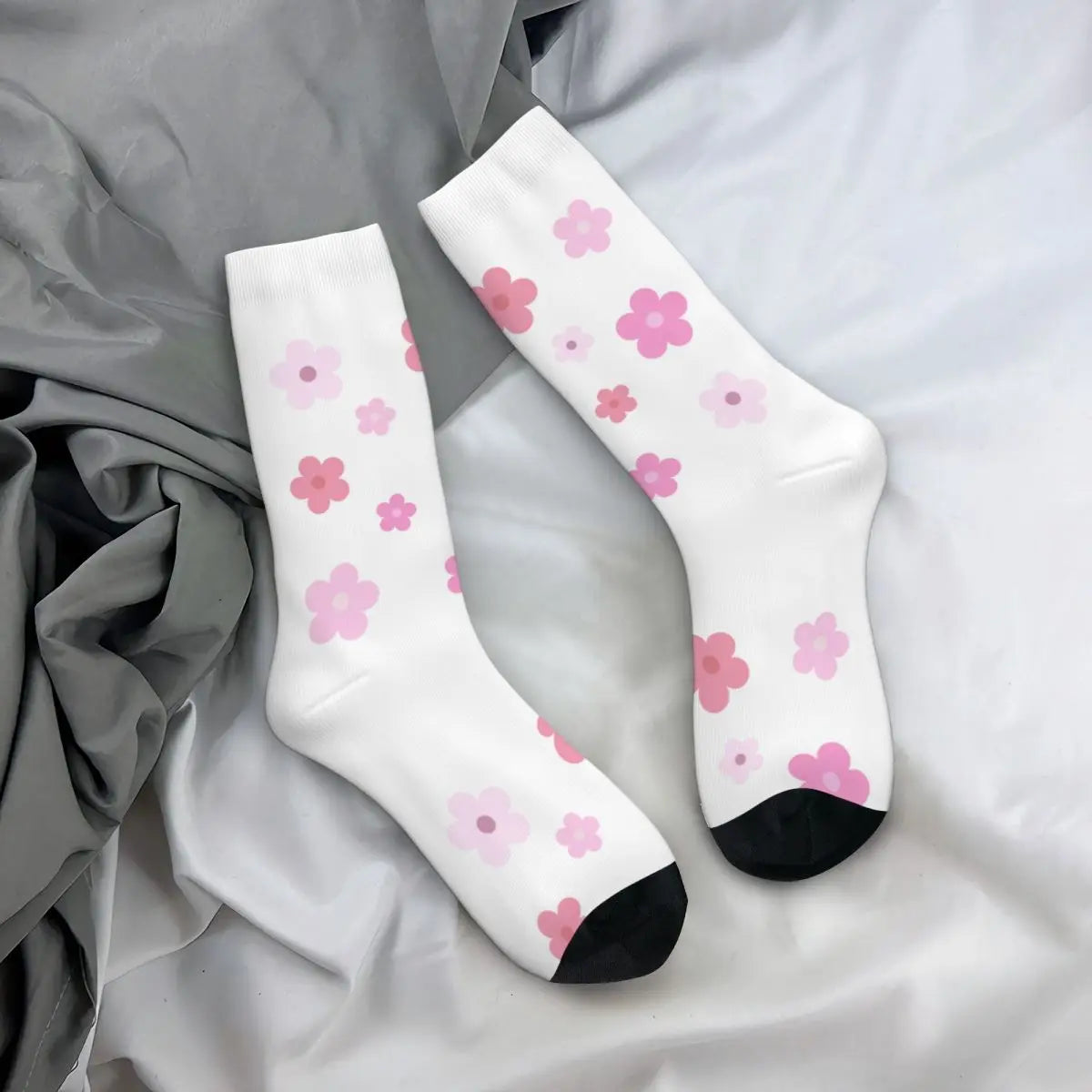 Pretty Pink Flowers Socks (4 styles)