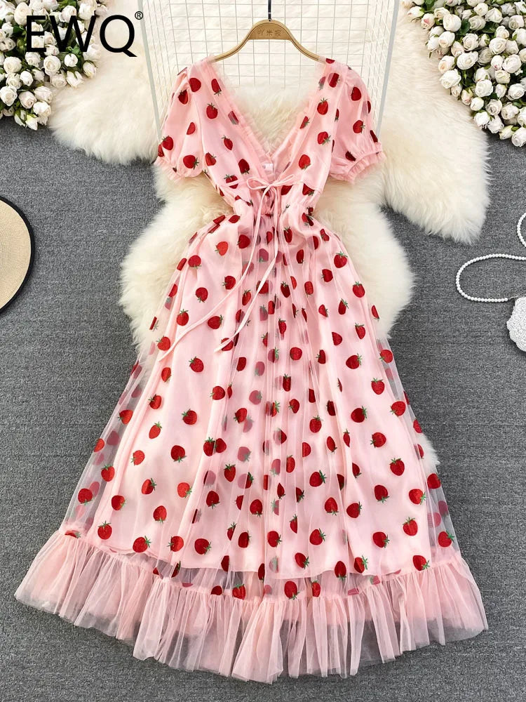 Sweet Strawberry Dress