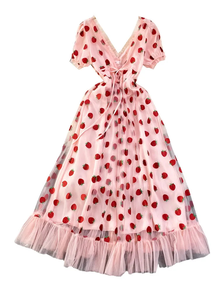 Sweet Strawberry Dress