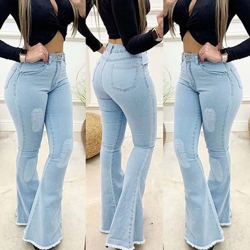 High Waist Flared Jeans (4 colors)