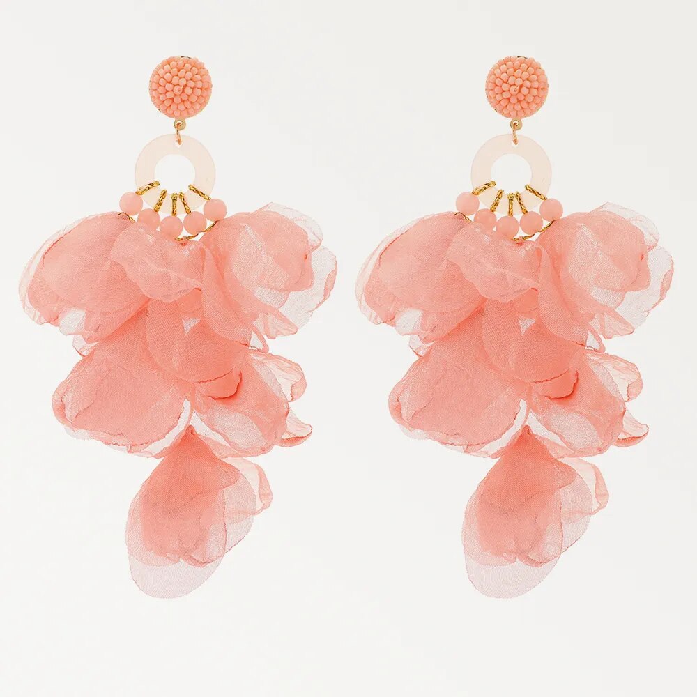 Coral Pink Earrings (40 styles)