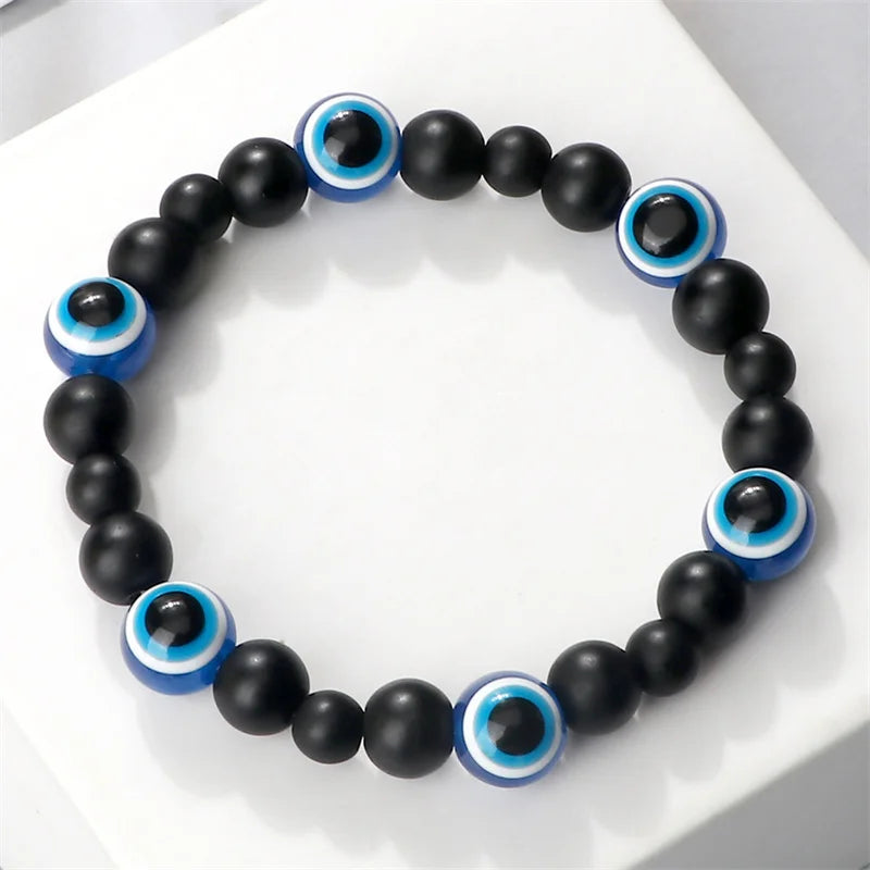 Evil Eye Natural Stone Bracelets