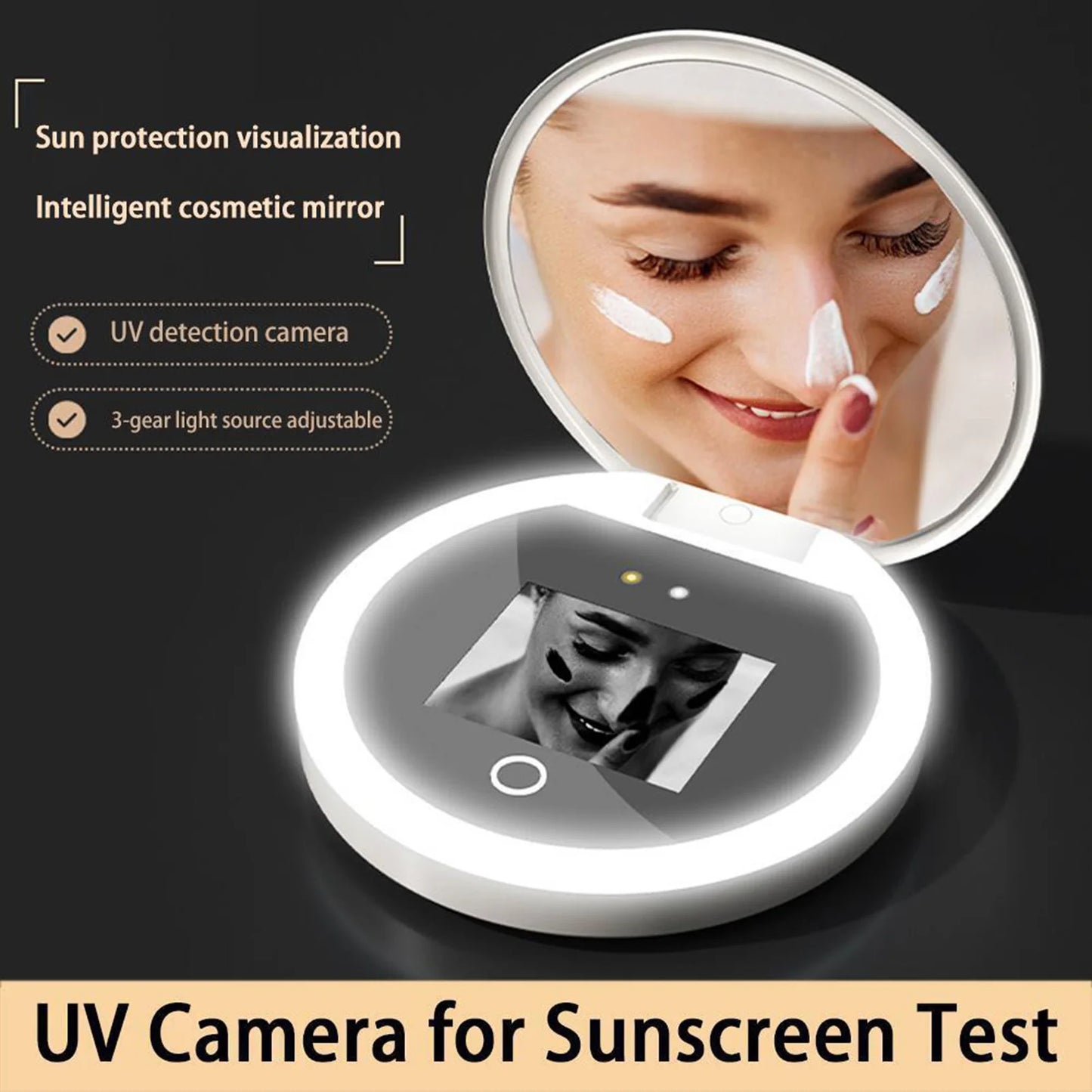 UV Sunscreen Camera Mirror