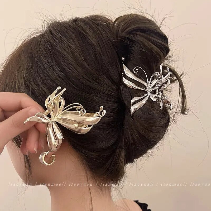 Butterfly Claw Clips (gold/silver)