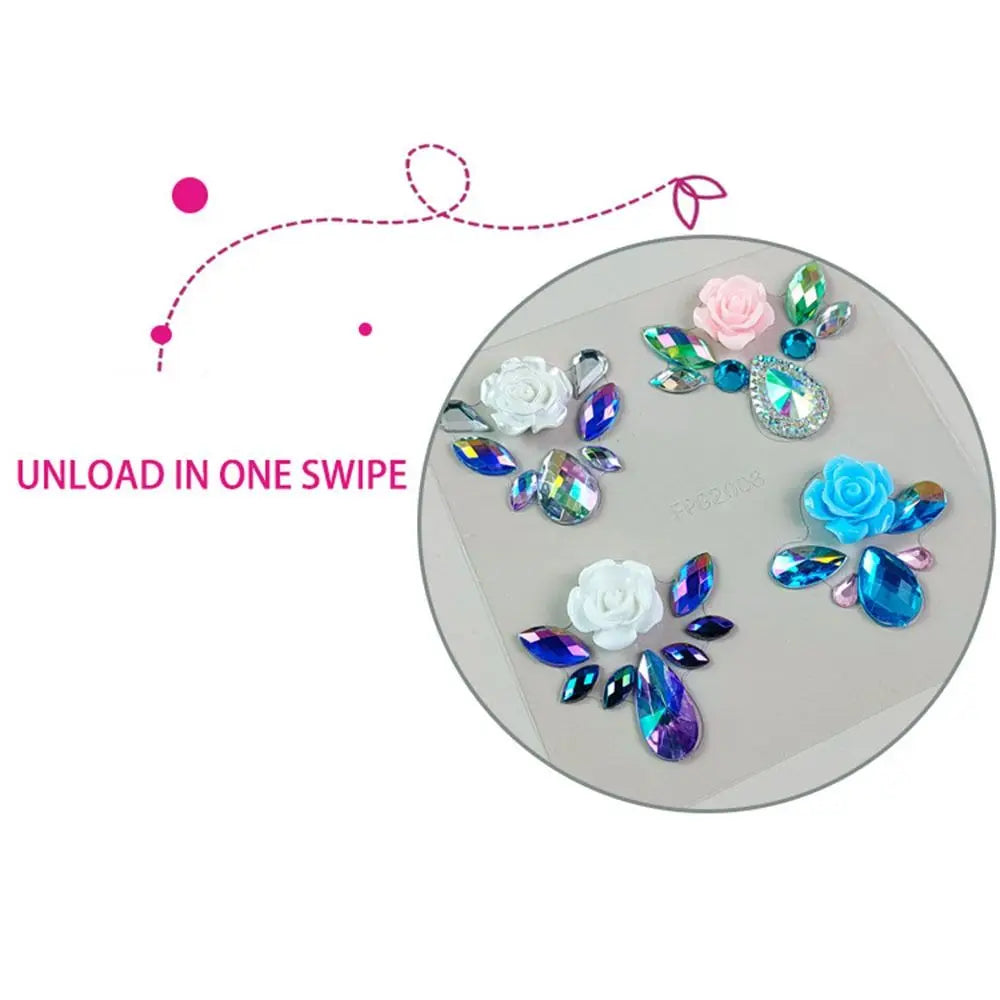 Adhesive Makeup Gemstone Stickers (15 options)