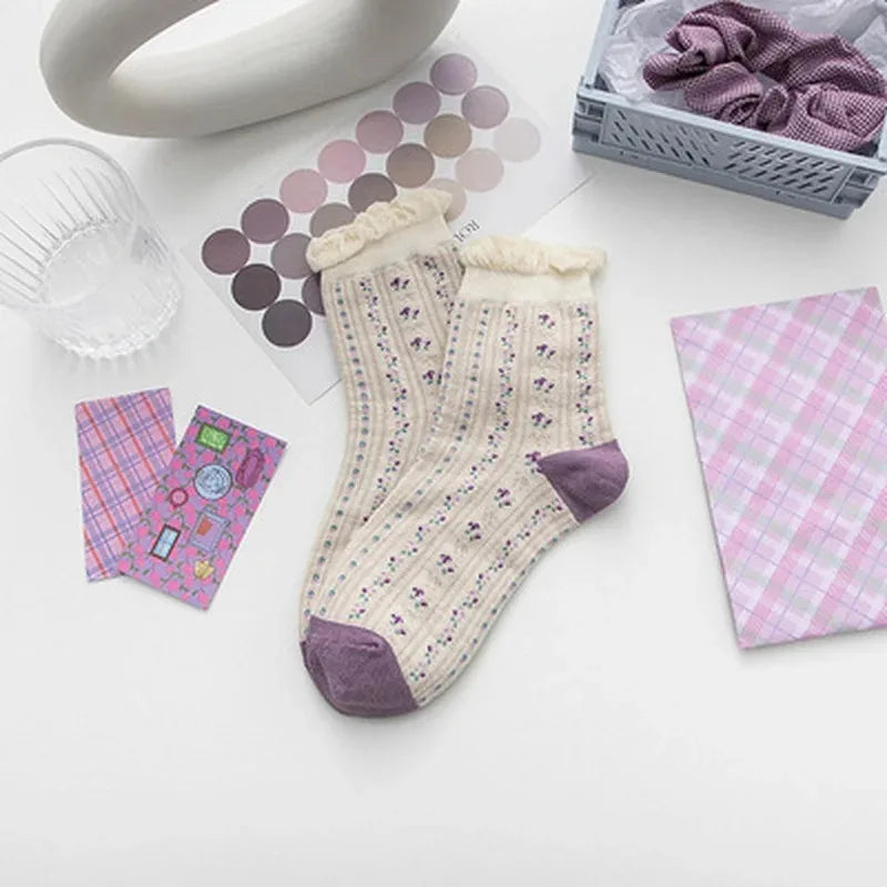 Pretty Violet Socks (4 options)