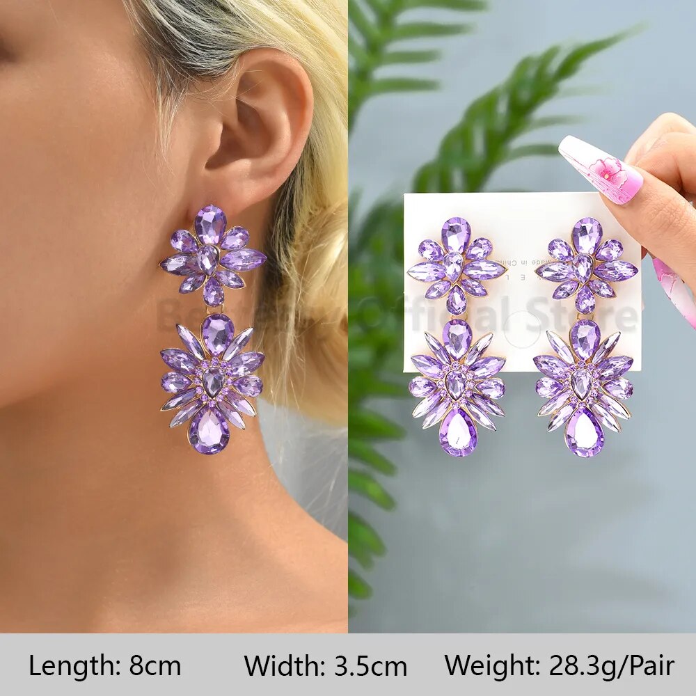 Purple LUXURY Earrings (30 styles)