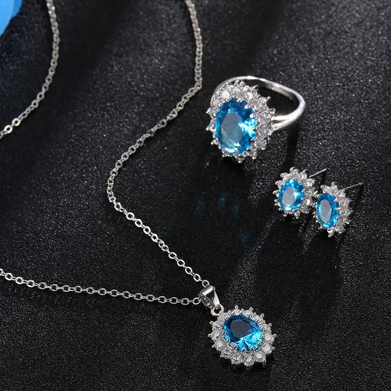 Crystal Jewelry Sets (6 colors)