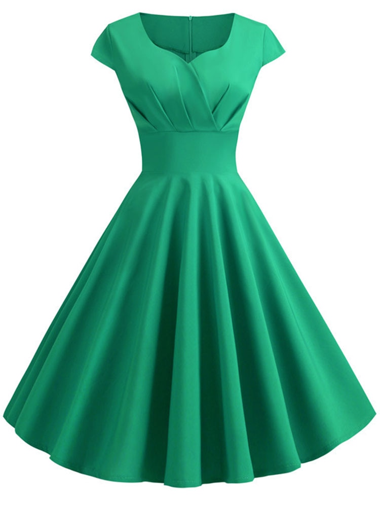 Vintage inspired Retro Dress (6 colors)