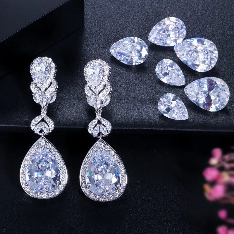 Crystal Earrings (5 colors)