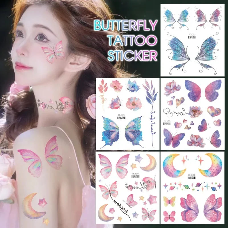 Butterfly Temporary Tattoo (8 options)