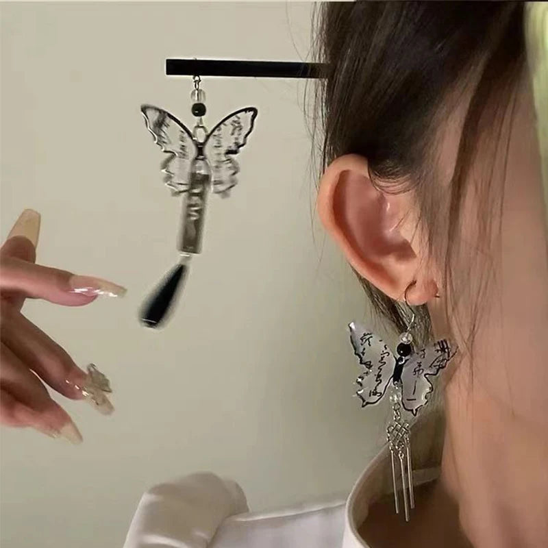 Butterfly Tassel Earrings (6 styles)