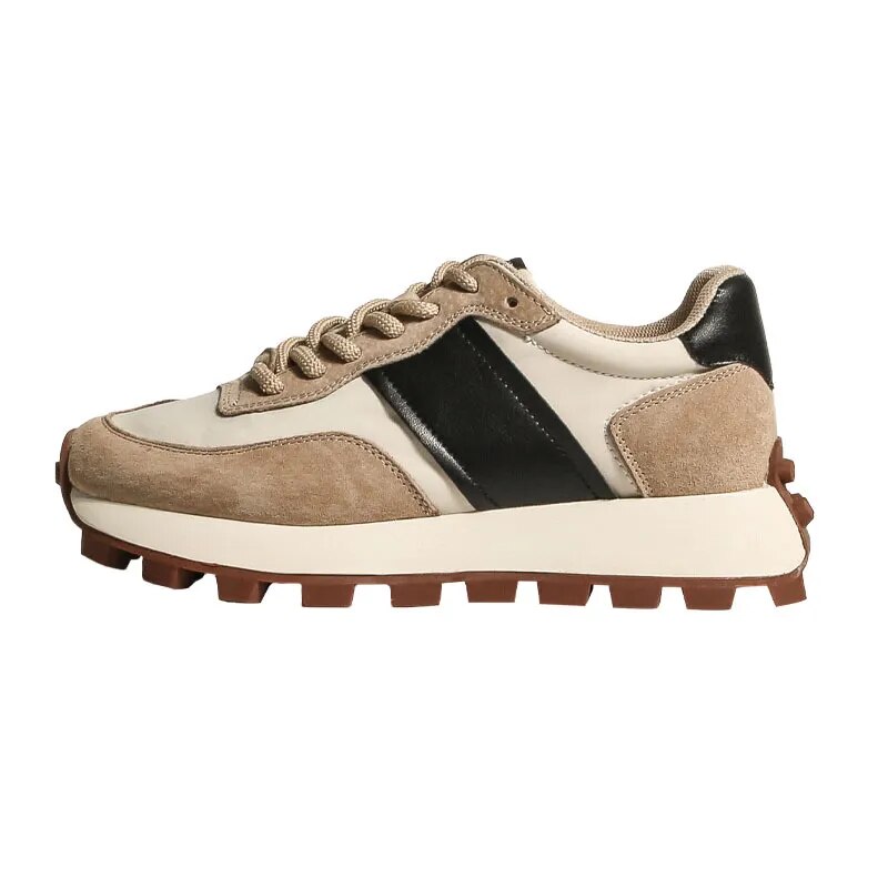 CLEARANCE! Running Sneakers (Brown/Beige)