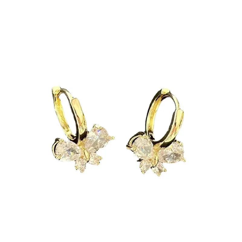 Butterfly Zircon Earrings