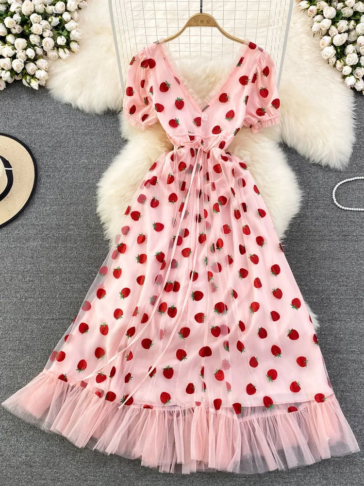 Sweet Strawberry Dress