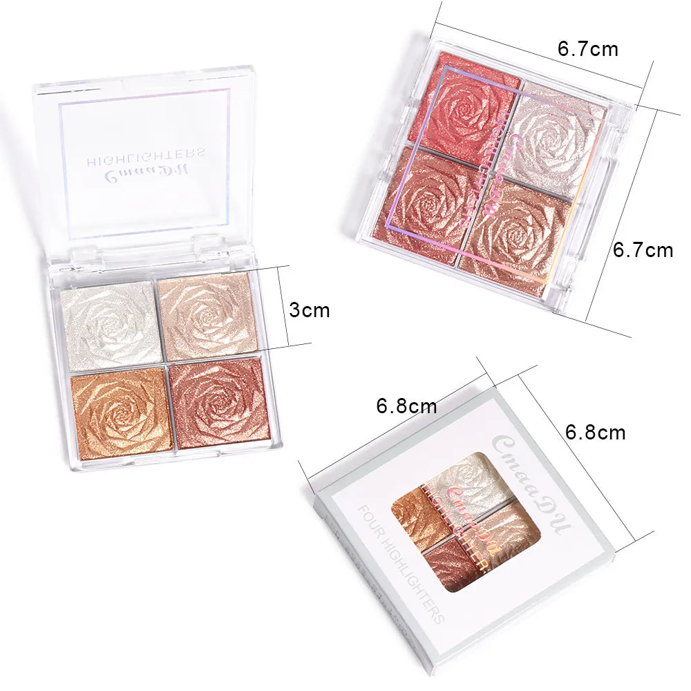 4 Rose Highlighters (2 options)