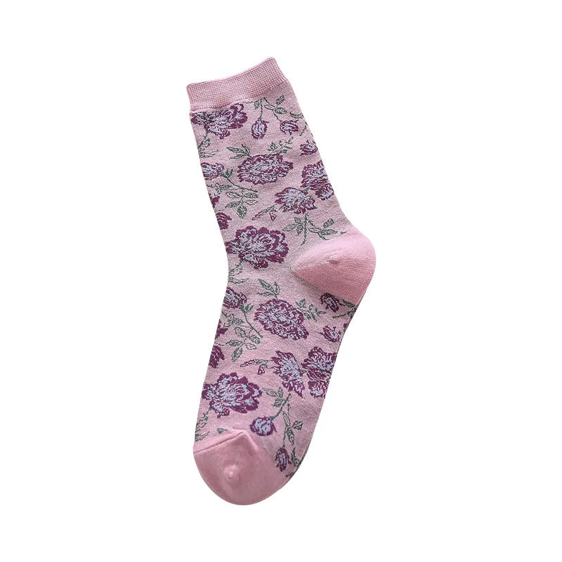 Floral Socks (4 colors)