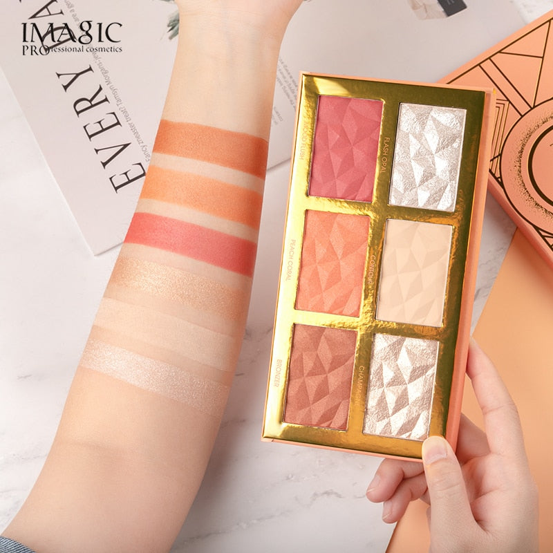 Hybrid Highlight Blush Contour Palette