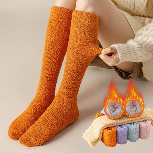 Long Fuzzy Socks (3 Colors)